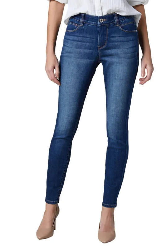 Cecilia Mid Rise Skinny Jean In Thorne Blue