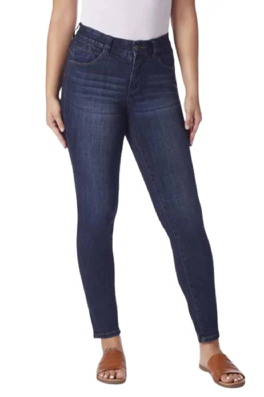 Cecilia Skinny Mid-Rise Jeans In Night Breeze