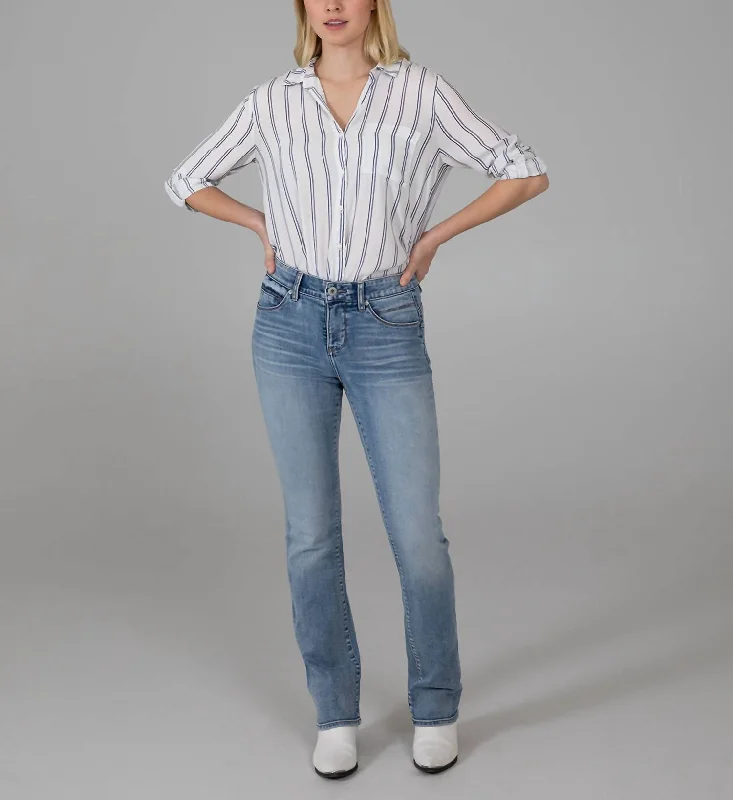 Eloise Mid Rise Bootcut Jean In Far-Rockaway