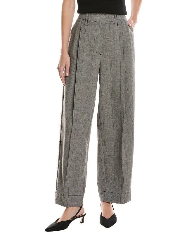 GANNI Relaxed Pleated Pant