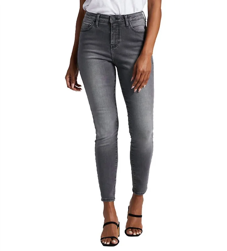 High Rise Viola Skinny Jean In Columbia Grey