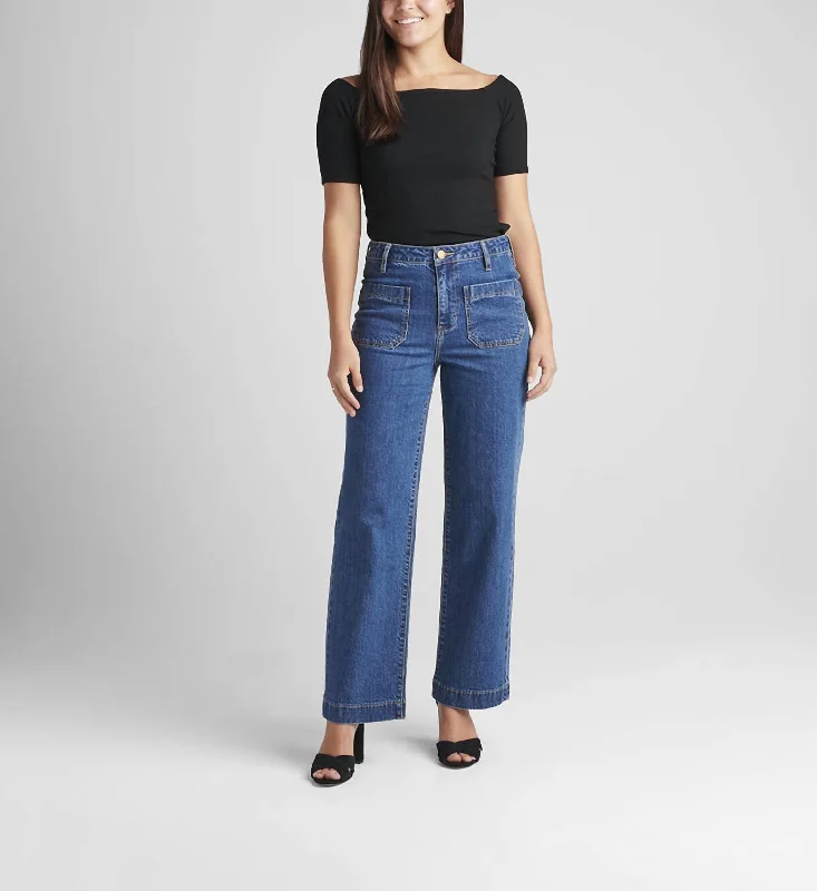 Sophia High Rise Wide Leg Jean In Berkeley