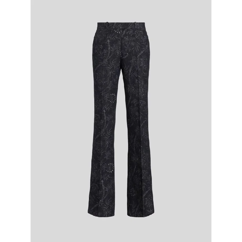 Tailored Jacquard Trousers