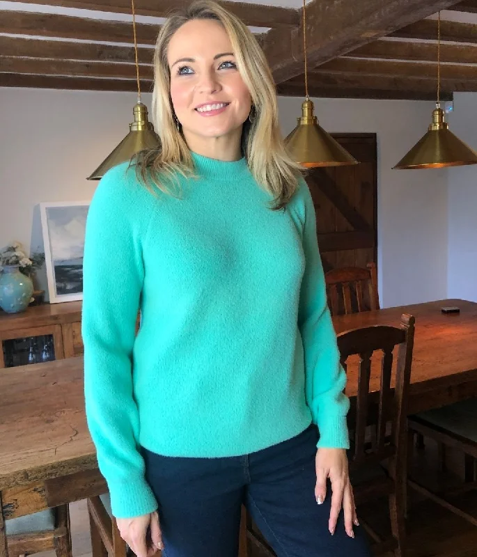 Green Super Soft Bell Sleeve Jumper