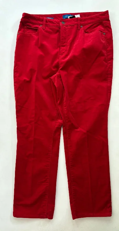 Pants Corduroy By Talbots In Red, Size: 14p