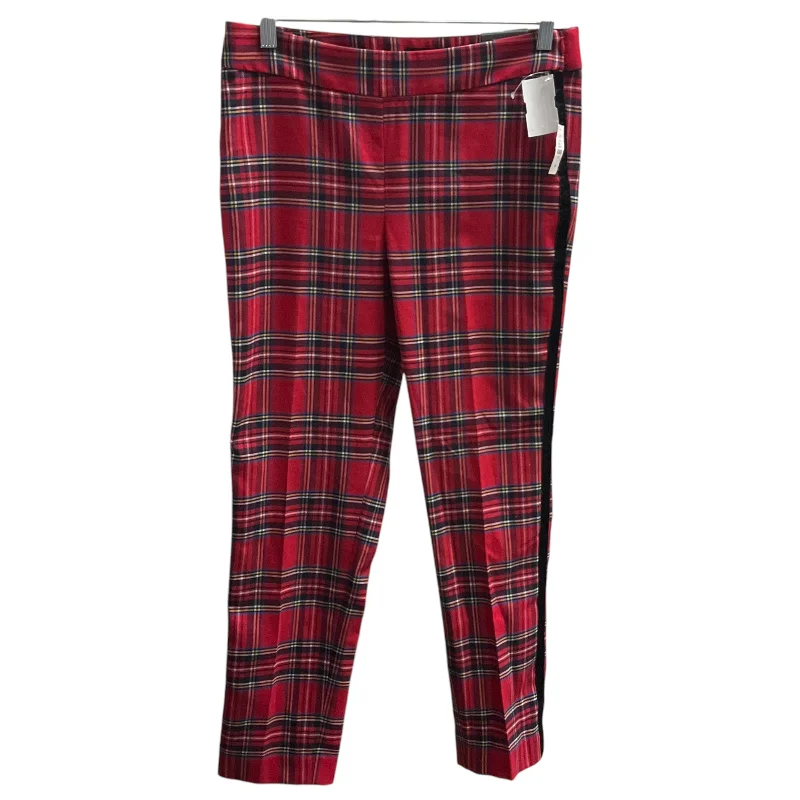 Pants Cropped By Talbots In Plaid Pattern, Size: 4p