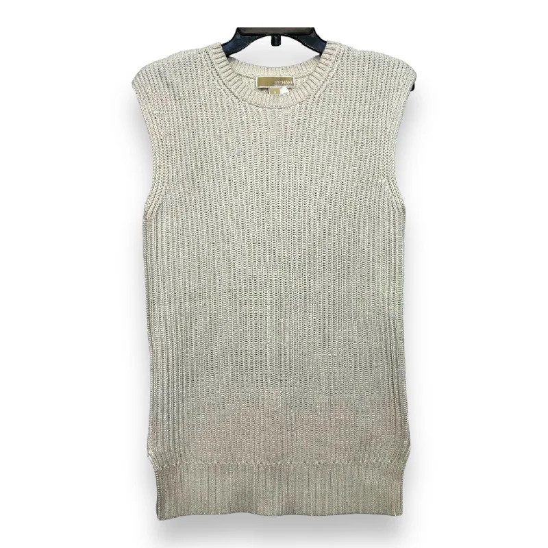 Top Sleeveless By Michael By Michael Kors In Ivory, Size: S