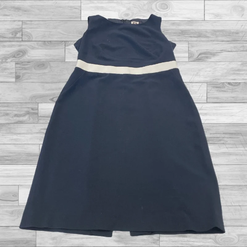 Dress Casual Short By Anne Klein In Navy, Size: 4