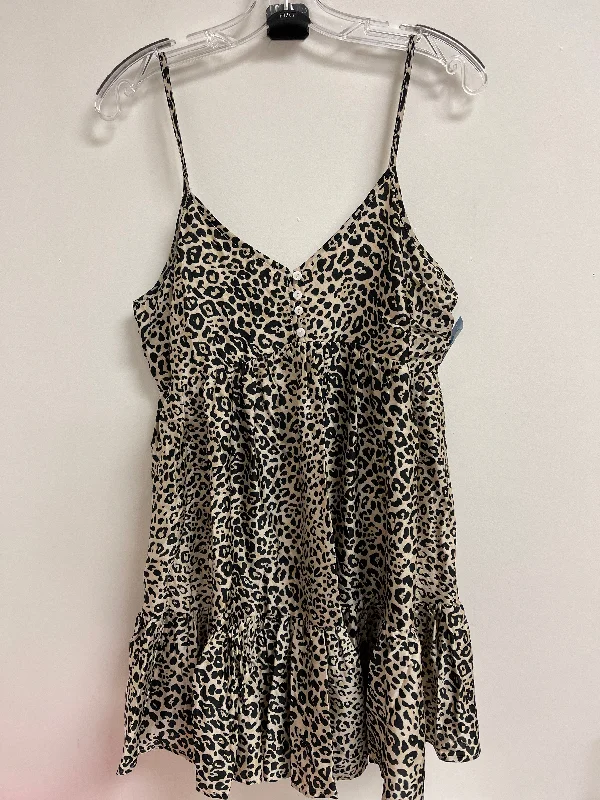 Dress Casual Short By Entro In Animal Print, Size: L