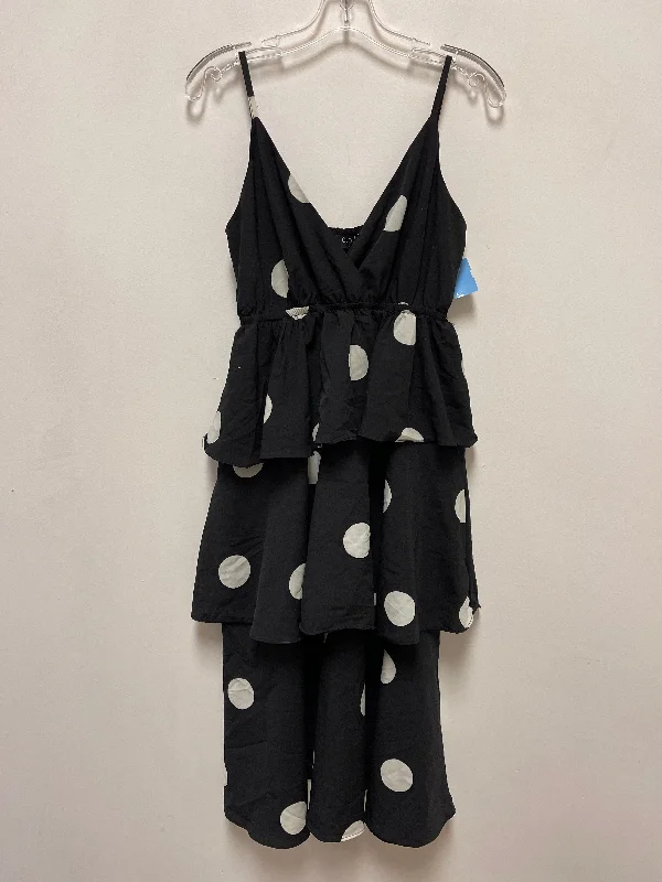 Dress Casual Midi By Clothes Mentor In Polkadot Pattern, Size: L