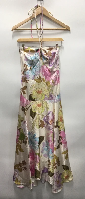 Floral Print Dress Casual Maxi Premier, Size 6