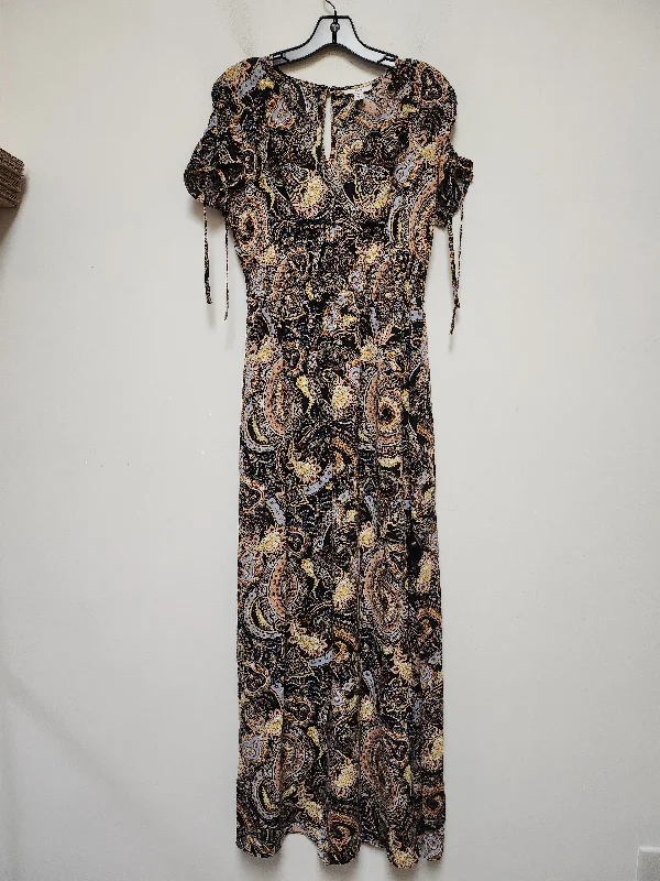 Paisley Print Dress Casual Maxi Bar Iii, Size M