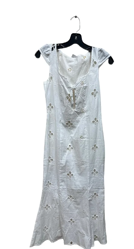 White Dress Casual Maxi Clothes Mentor