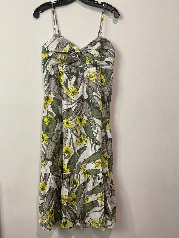 Yellow Dress Casual Maxi Banana Republic, Size M