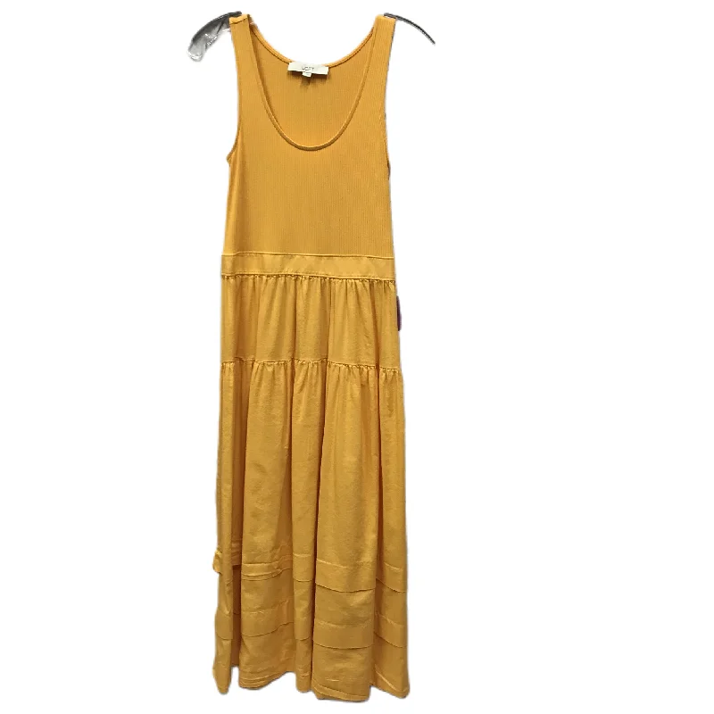 Yellow Dress Casual Maxi By Loft, Size: Xs