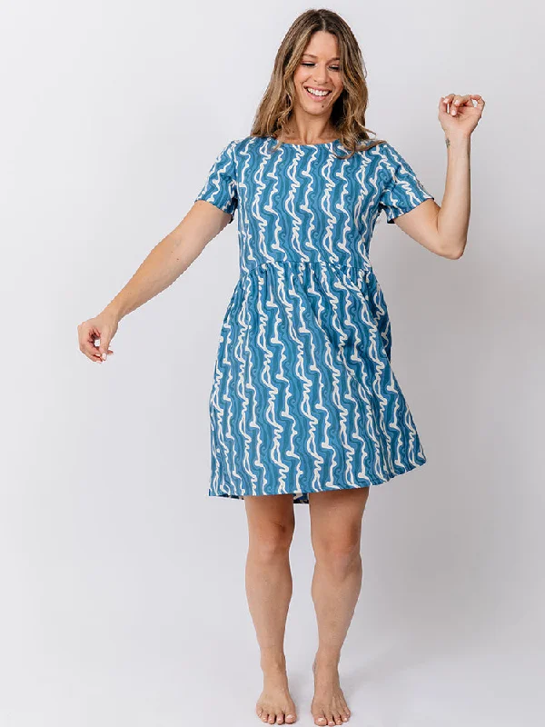 Serenade Dress - Blue Samudra